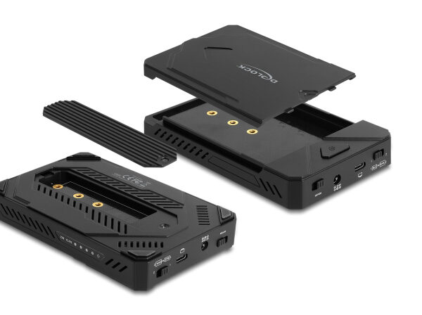 DELOCK θήκη M.2 NVMe & SATA SSD/HDD 42020
