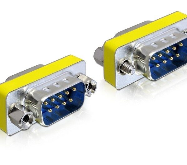 DELOCK Αντάπτορας μετατροπής Σειριακής θύρας Sub-D9 από male σε male - TechUp