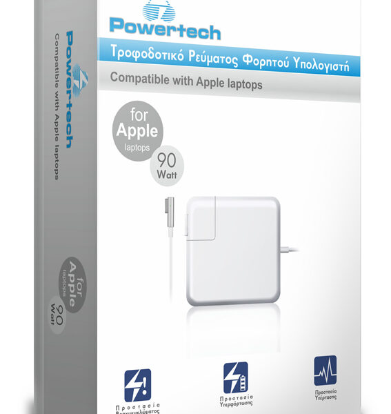 POWERTECH τροφοδοτικό laptop PT-137 για Apple
