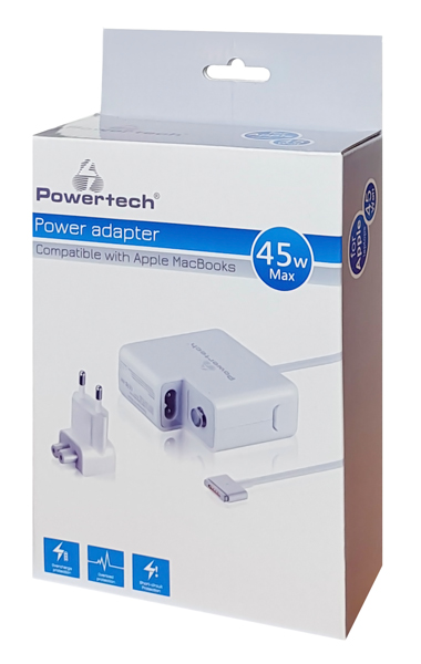 POWERTECH τροφοδοτικό laptop PT-836 για Apple Macbooks