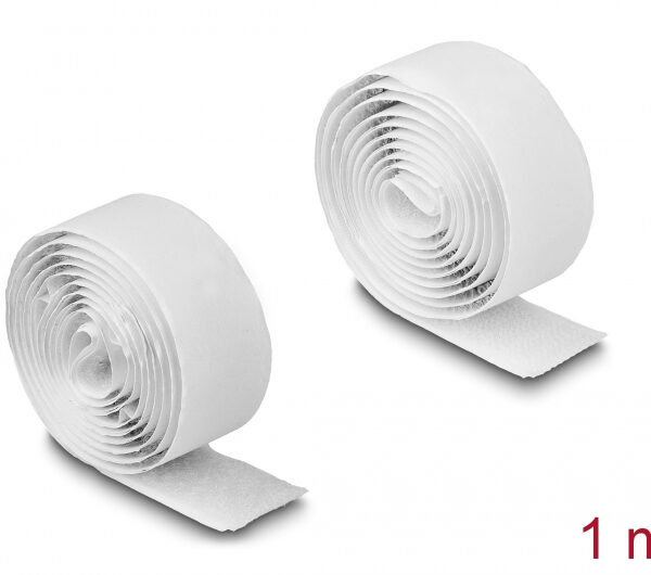 DELOCK αυτοκόλλητη ταινία τύπου Velcro 19061