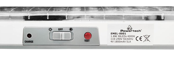 POWERTECH LED φωτιστικό εκτάκτου ανάγκης EMEL-0001
