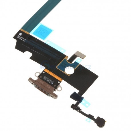 Tech Up - Apple iPhone XS Max Lightning Dock/Audio Connector+Microfone Gold ORIGINAL