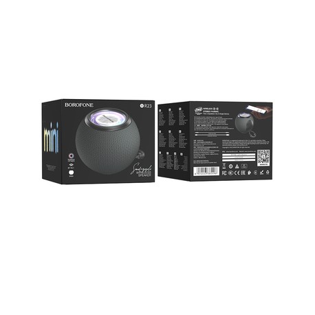 Tech Up - Borofone Portable BR23 Bluetooth Speaker Sound Ripple Black