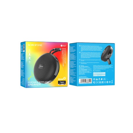Tech Up - Borofone Portable BR27 Bluetooth Speaker Dear Black