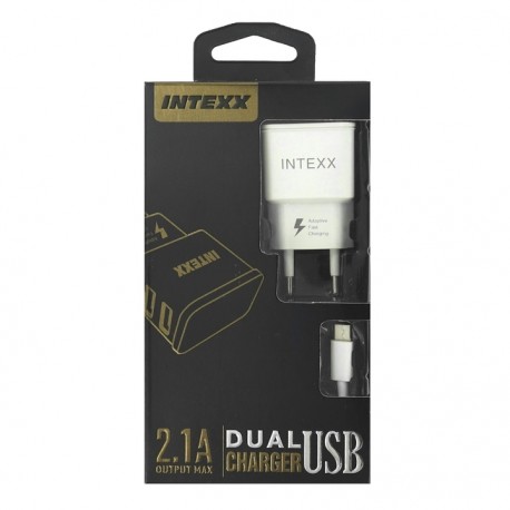 Tech Up - Intexx Type C Travel Charger 2in1 2.1A