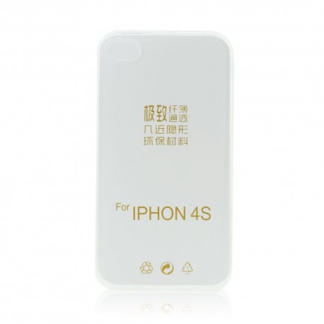 Tech Up - Apple iPhone 4S/4 Ultra Slim 0.3mm Silicone transparent