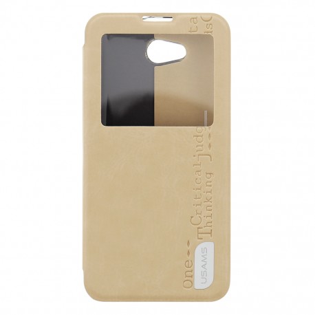 Tech Up - LG L90 Usams Merry Book Preview Case gold