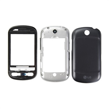 Tech Up - LG P350 Cover silver/black ORIGINAL