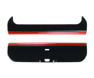 Tech Up - Nokia X6-00 Top and BottomCover black-red ORIGINAL