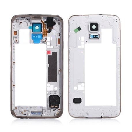 Tech Up - Samsung Galaxy S5 MiddleCover+Camera Lens black ORIGINAL