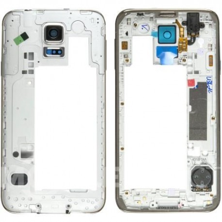 Tech Up - Samsung Galaxy S5 MiddleCover+Camera Lens gold ORIGINAL