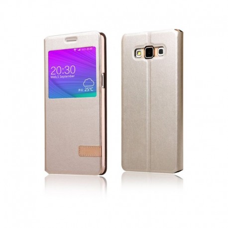 Tech Up - Samsung Galaxy S7 Plus Usams Muge S-View Case Gold