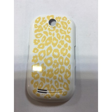 Tech Up - Samsung S3650 Battery Cover yellow white ORIGINAL