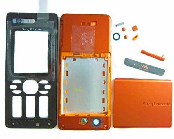 Tech Up - Sony Ericsson W880 Cover black/orange ORIGINAL