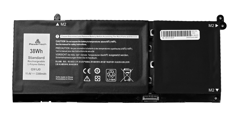 POWERTECH συμβατή μπαταρία G91J0 για DELL Inspiron 5310/Latitude 3320 - TechUp POWERTECH συμβατή μπαταρία G91J0 για DELL Inspiron 5310/Latitude 3320 - TechUp