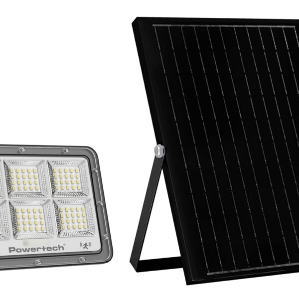 POWERTECH LED ηλιακός προβολέας PT-1458 με τηλεχειριστήριο