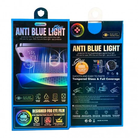 Tech Up - Apple iPhone 16 Pro Max Anti-Blue Full Glue Tempered Glass