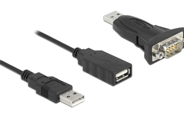 DELOCK αντάπτορας USB σε RS-232 DB9 61506 με καλώδιο USB
