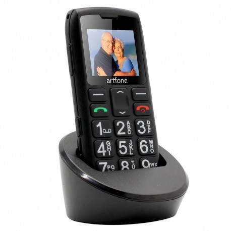 Tech Up - Artfone C1+ Dual Sim 1.8'' with Dock GSM Phone Black (Ελληνικό Μενού)