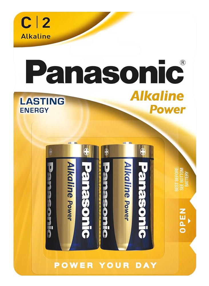 PANASONIC αλκαλικές μπαταρίες Alkaline Power LR14/C PANASONIC αλκαλικές μπαταρίες Alkaline Power LR14/C