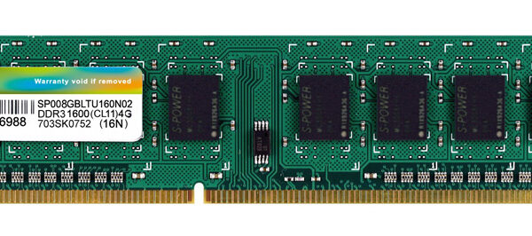 SILICON POWER μνήμη RAM 8GB DDR3