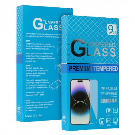 Tech Up - Apple  IPhone 11 Pro/X/ XS Tempered Glass (Set 10in1) Blue
