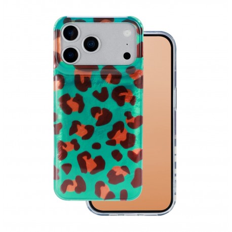 Tech Up - Apple iPhone 17 Pro Max Animal Print Silicone Crazy Cheetah