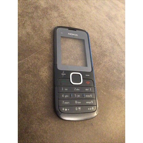 Tech Up - Nokia C1-01 FrontCover Silver/Black ORIGINAL