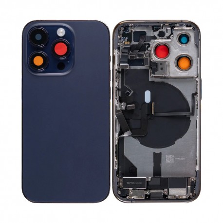 Tech Up - Apple iPhone 14 Pro Full Housing All Parts(Vibra/NFC/Charging Connector/Power/Volume/Wifi/Flash Flex/Sim Tray)Purple GRADE A