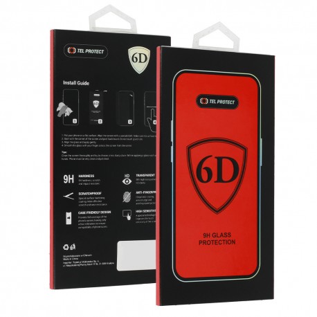 Tech Up - Samsung Galaxy A37 5G 6D Full Glue Tempered Glass Black