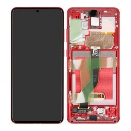 Tech Up - Samsung Galaxy S20 Plus 5G Lcd+Touch Screen+Frame Red ORIGINAL