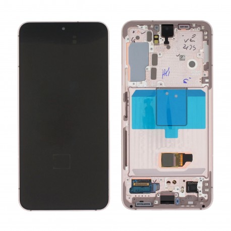 Tech Up - Samsung Galaxy S22 5G Lcd+Touch Screen+Frame Pink/Gold ORIGINAL