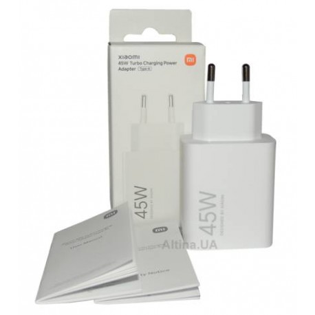 Tech Up - Xiaomi MDY-17-EF Wall Charger Usb-A 45W White Blister ORIGINAL