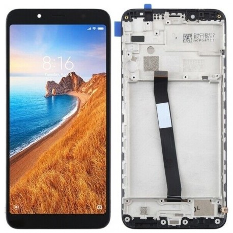 Tech Up - Xiaomi Redmi 7A Lcd+Touch Screen+Frame Black GRADE A